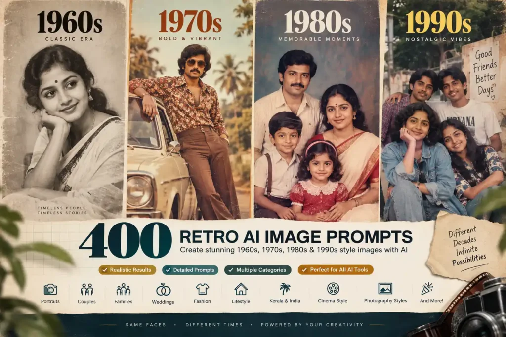 Retro AI Image Prompts