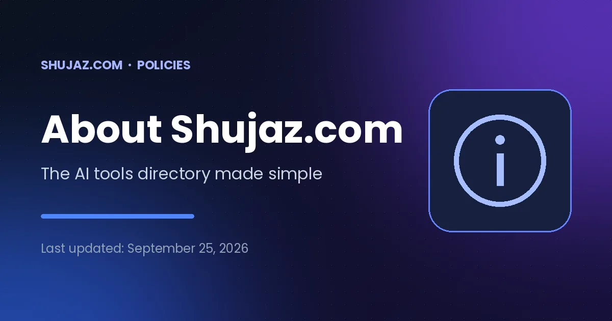 About Shujaz.com – The story, mission and people behind the AI tools directory.